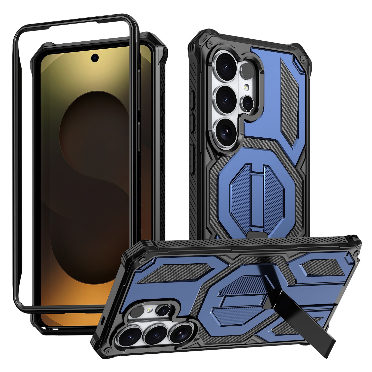 Military-Grade Rugged Phone Case – Ultimate 3-Layer Protection For Samsung S26 S25 S24 Series