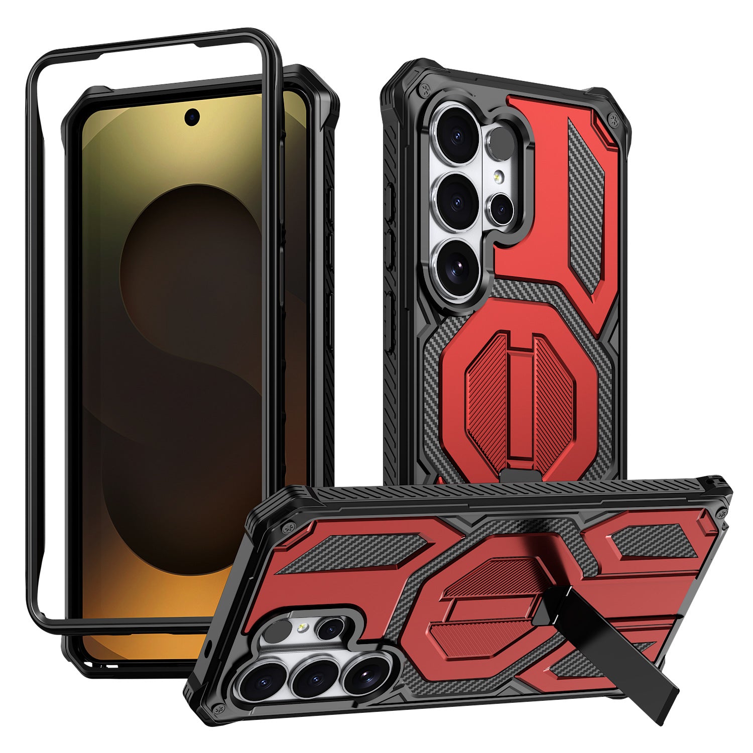 Military-Grade Rugged Phone Case – Ultimate 3-Layer Protection For Samsung S26 S25 S24 Series