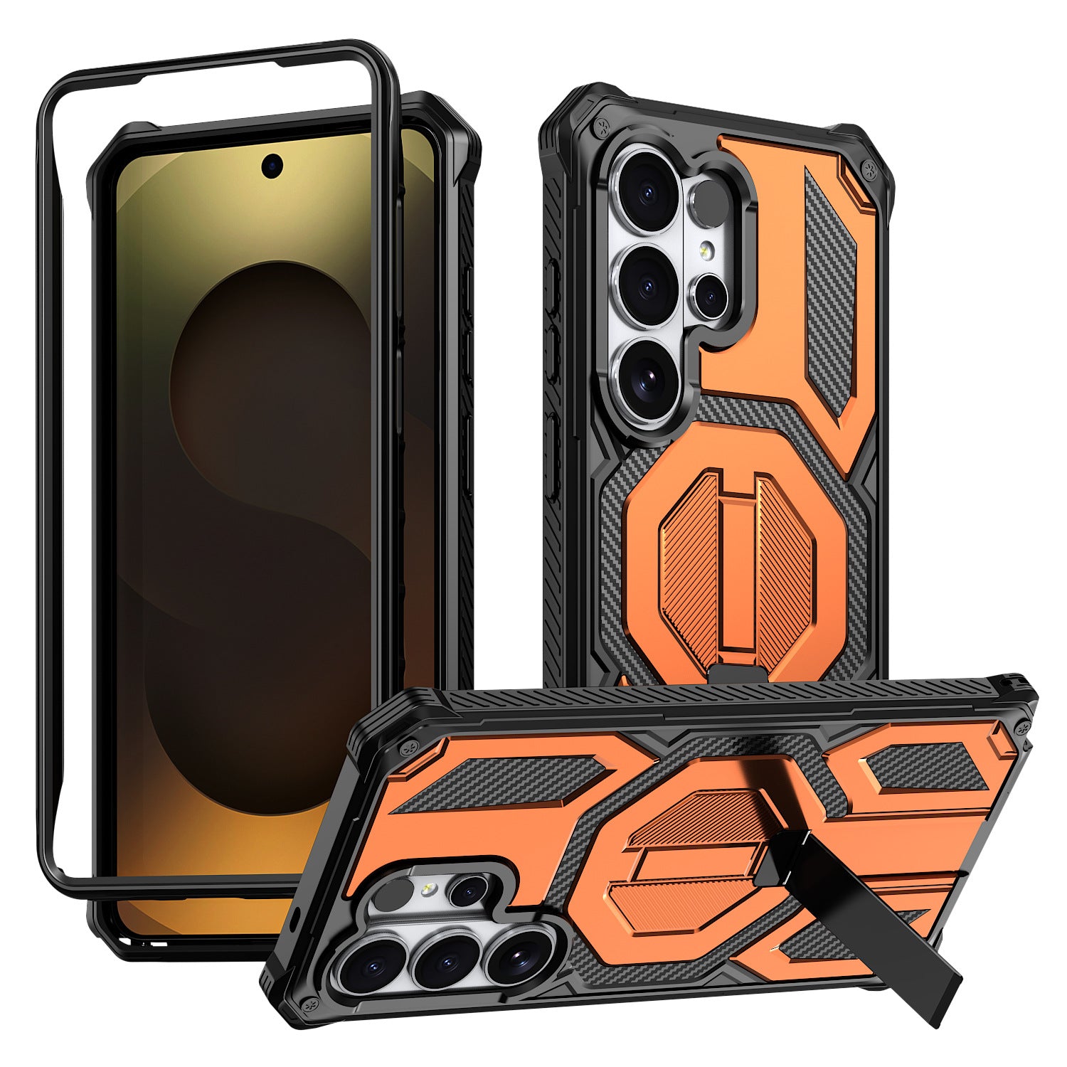 Military-Grade Rugged Phone Case – Ultimate 3-Layer Protection For Samsung S26 S25 S24 Series