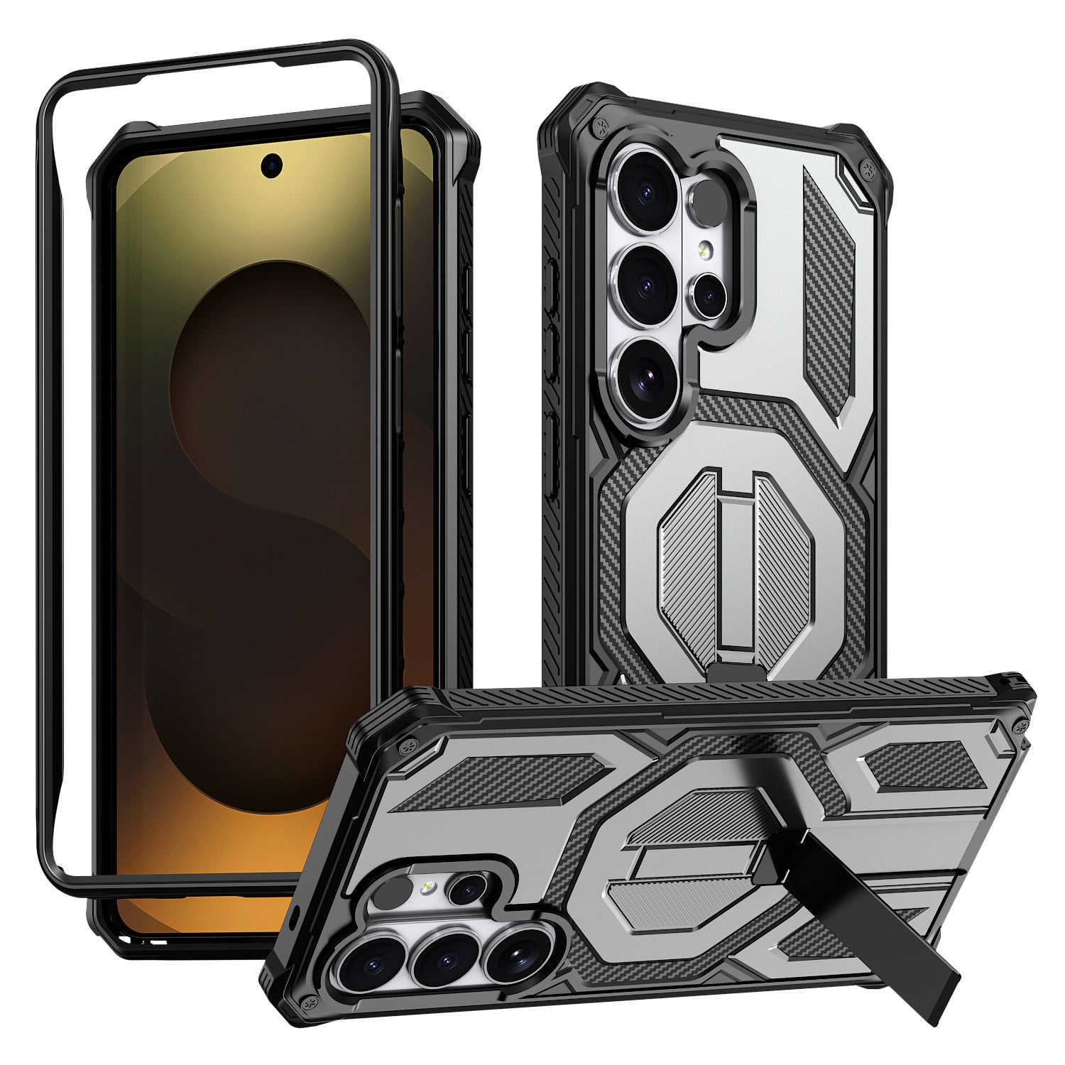 Military-Grade Rugged Phone Case – Ultimate 3-Layer Protection For Samsung S26 S25 S24 Series