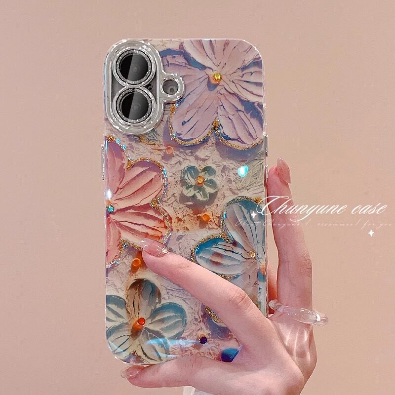 Pastel Garden Floral Silicone Case
