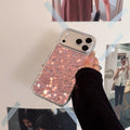 Blush Confetti Clear iPhone Case – Pink Sequin Sparkle