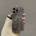 Silver Starlight Faceted Mosaic iPhone Case
