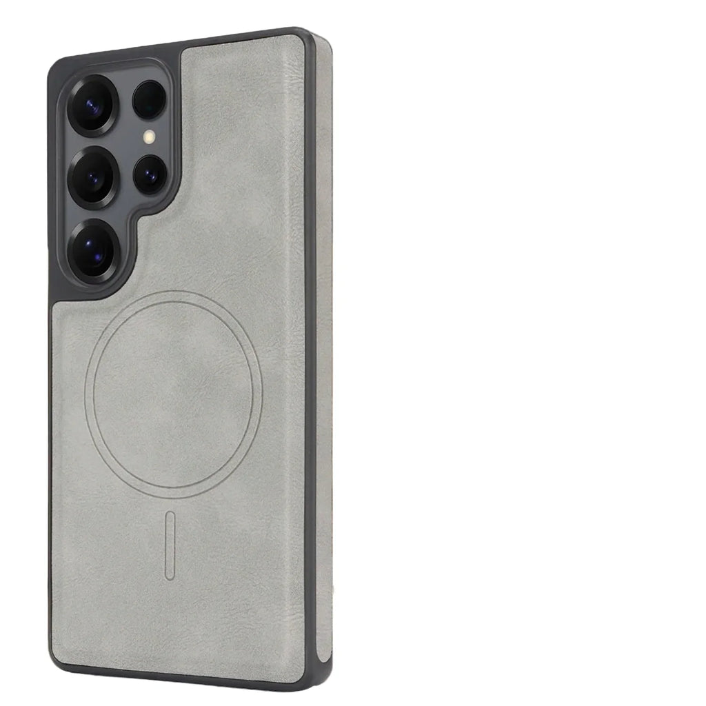 Samsung Galaxy S26 Series Magnetic Leather Case