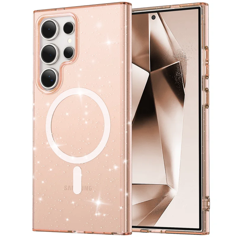 Samsung Galaxy S24 Series Shockproof Acrylic Magnetic Case