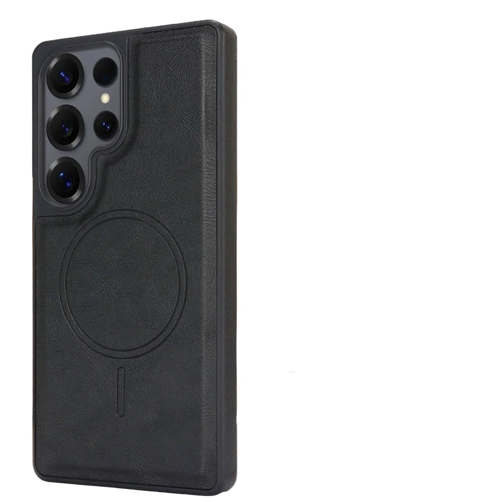 Samsung Galaxy S26 Series Magnetic Leather Case
