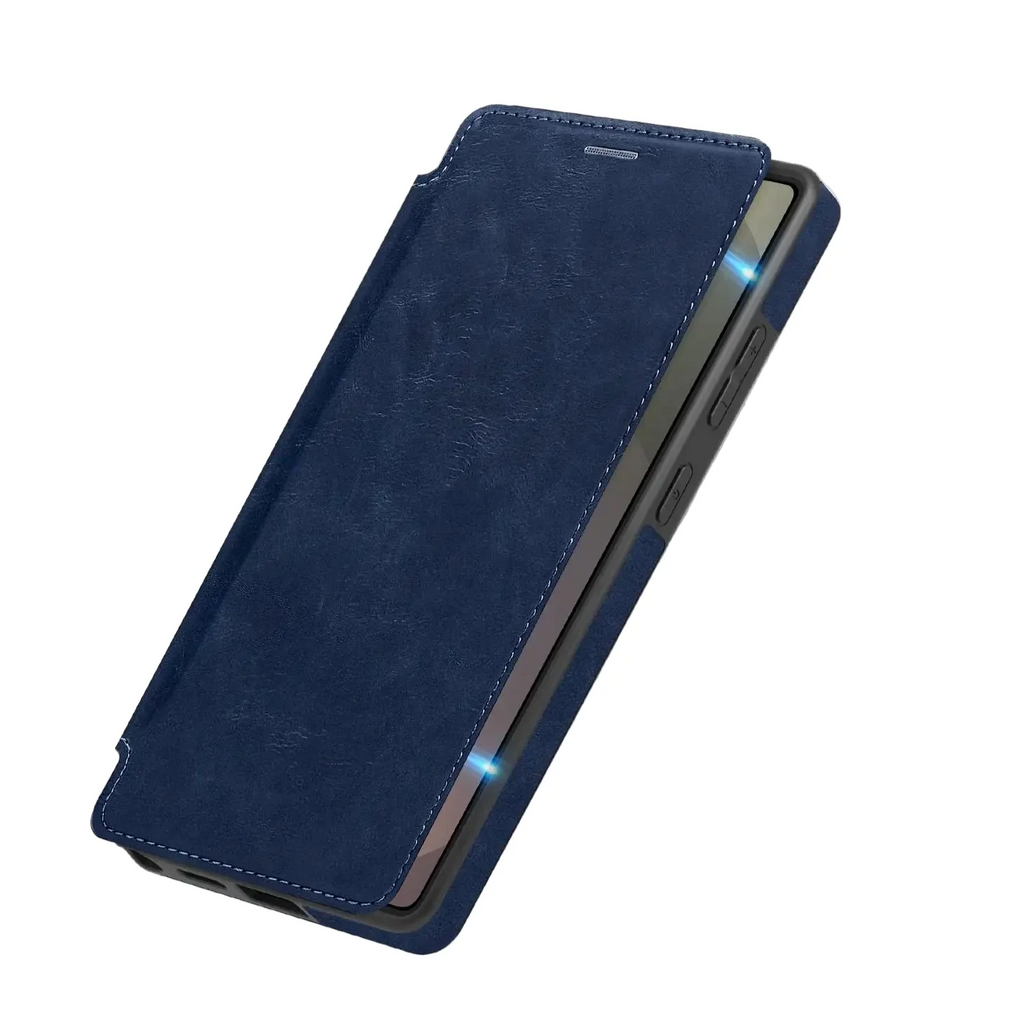 Samsung Galaxy S25 Ultra Protective Magnetic Flip Case with Card Slot