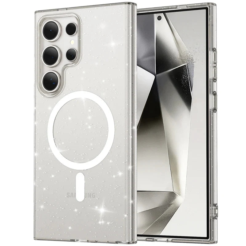 Samsung Galaxy S24 Series Shockproof Acrylic Magnetic Case