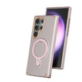 Samsung Galaxy S25 Series Magnetic Matte Case with Ring Stand