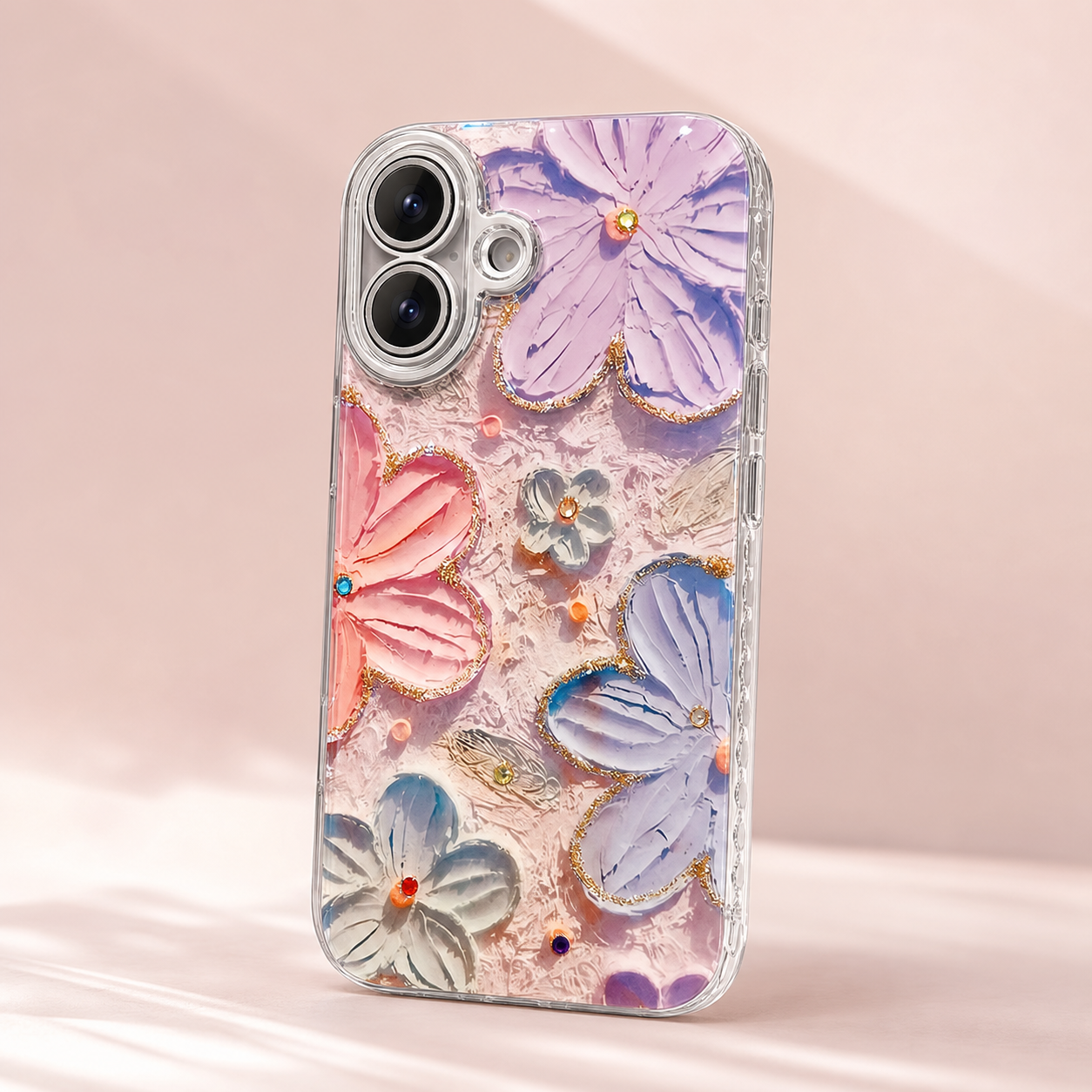 Pastel Garden Floral Silicone Case