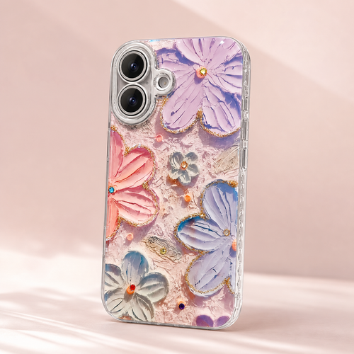 Pastel Garden Floral Silicone Case